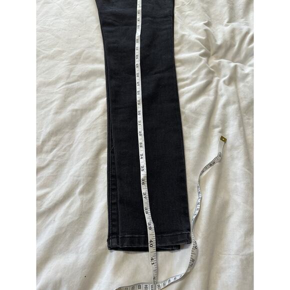 Forever 21 Distressed Black Skinny Jeans - Size 27 - Picture 7 of 8